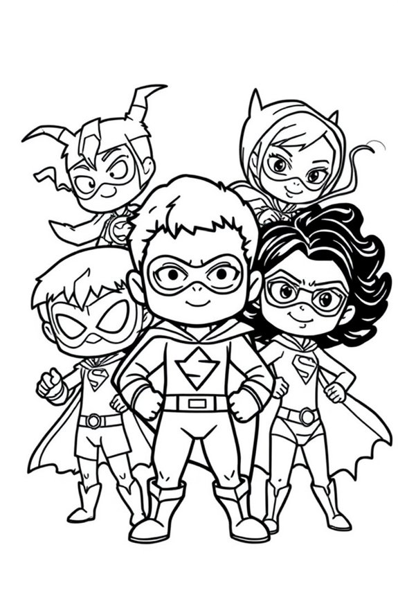 Chibi Vision Coloring Sheet