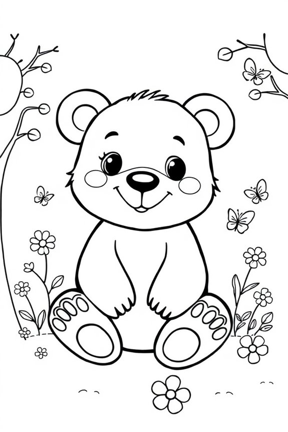 Bear Coloring Sheet