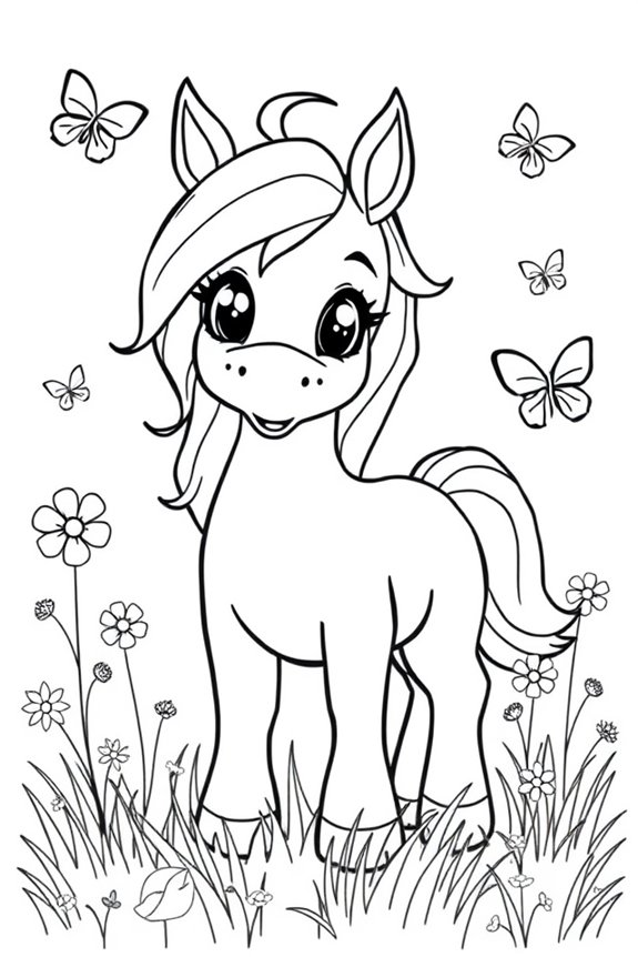 Pony Coloring Sheet