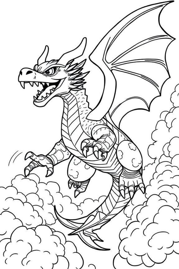 Ninjago Dragon Coloring Sheet