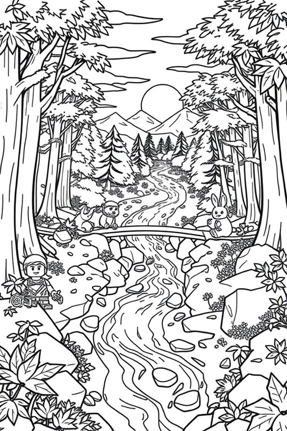 Ninjago Nature Escape Coloring Sheet
