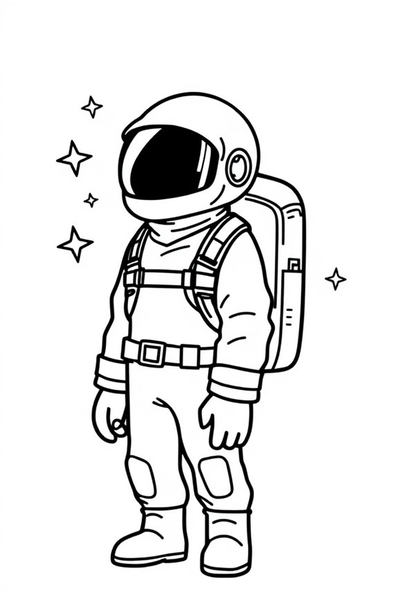 Among Us Crewmate Coloring Sheet