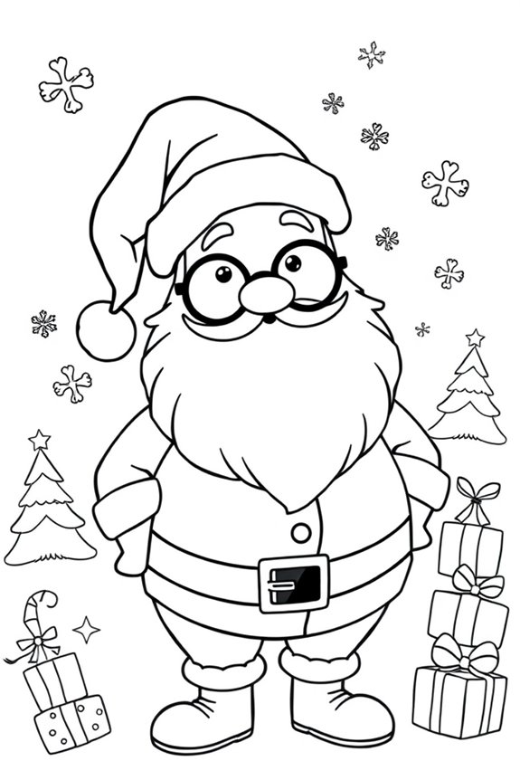 Santa Claus Coloring Sheet