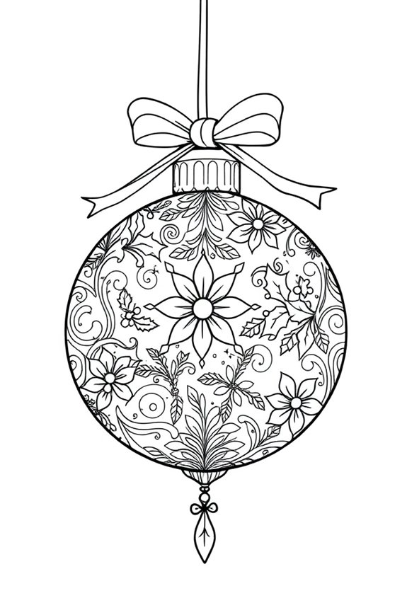 Ornament Coloring Sheet