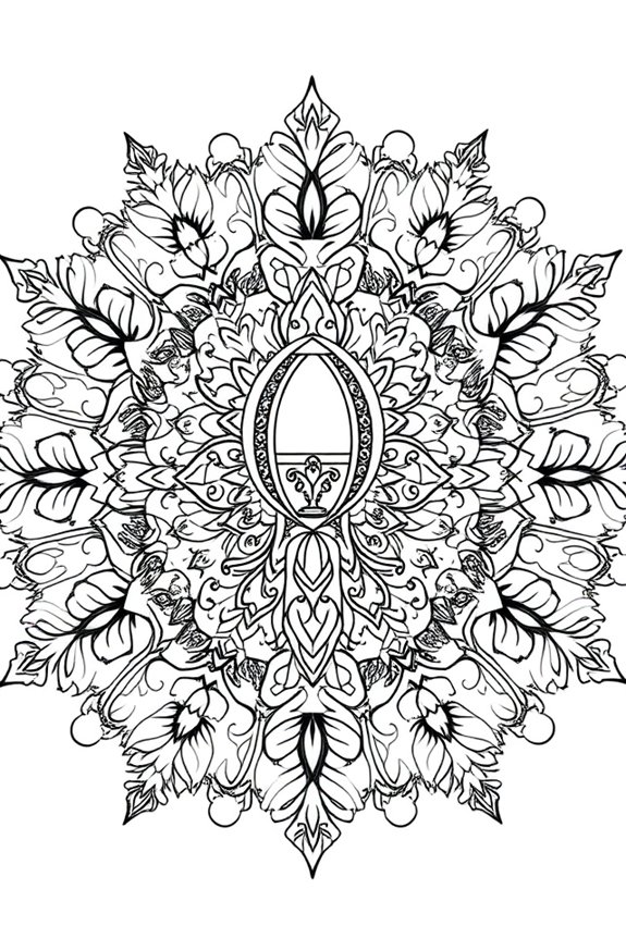 Cinderella Mandala Coloring Sheet