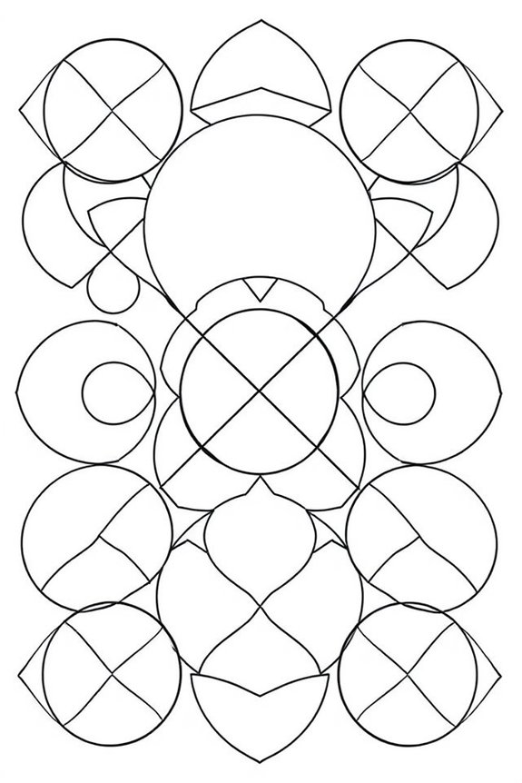 Geometric Patterns Coloring Sheet