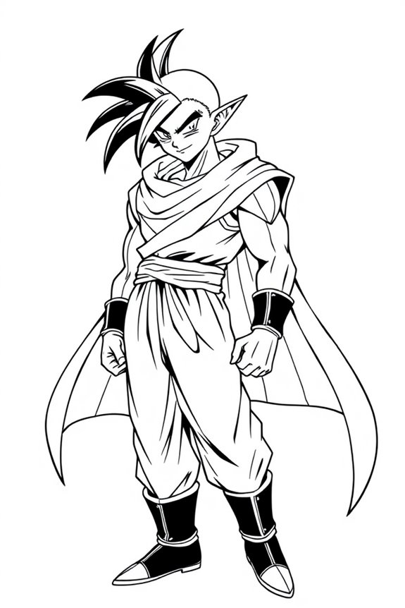 Piccolo Coloring Sheet