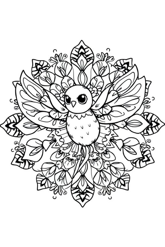 Mandala Snitch Coloring Sheet