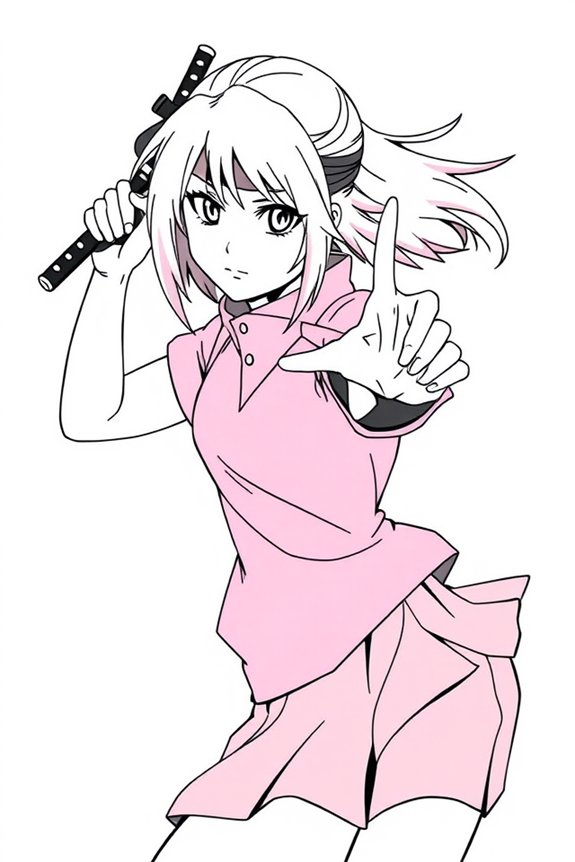 Sakura Haruno Coloring Sheet