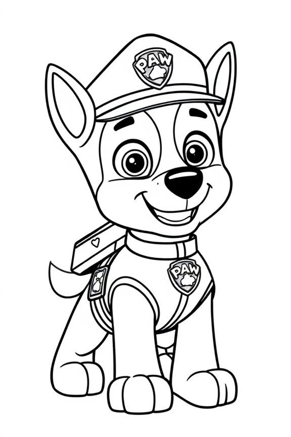 Chase Coloring Sheet