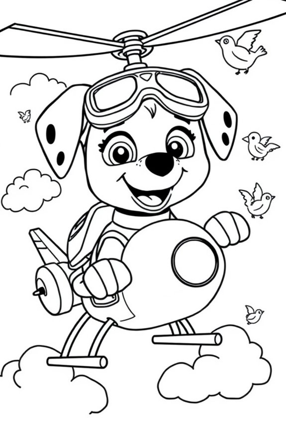 Skye Coloring Sheet