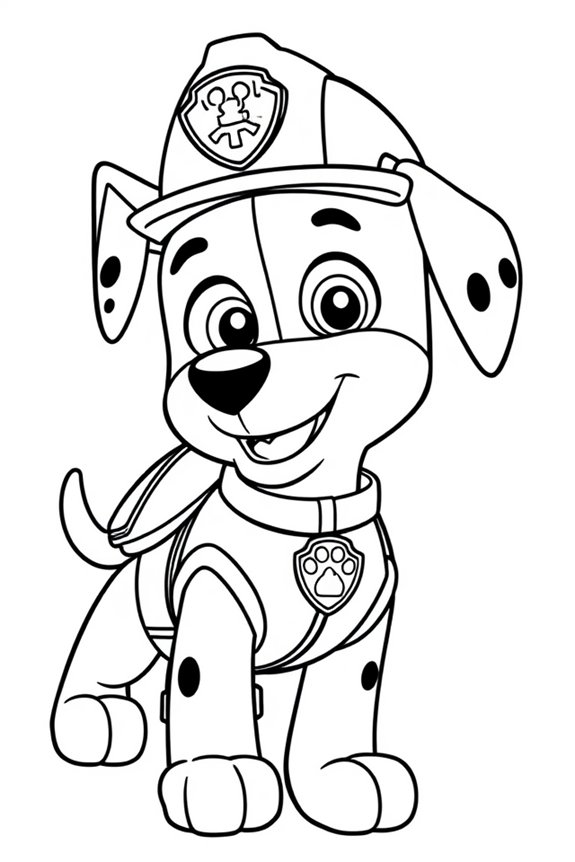 Marshall Coloring Sheet
