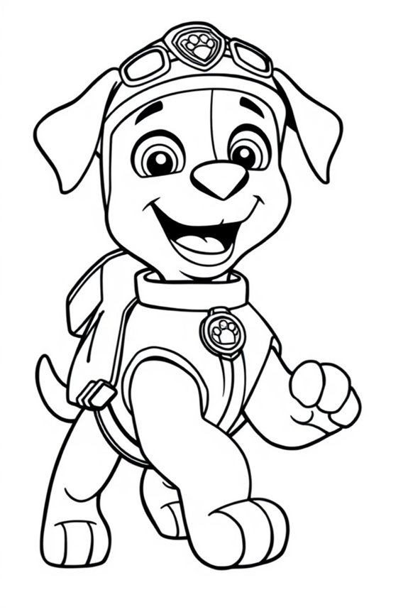 Zuma Coloring Sheet