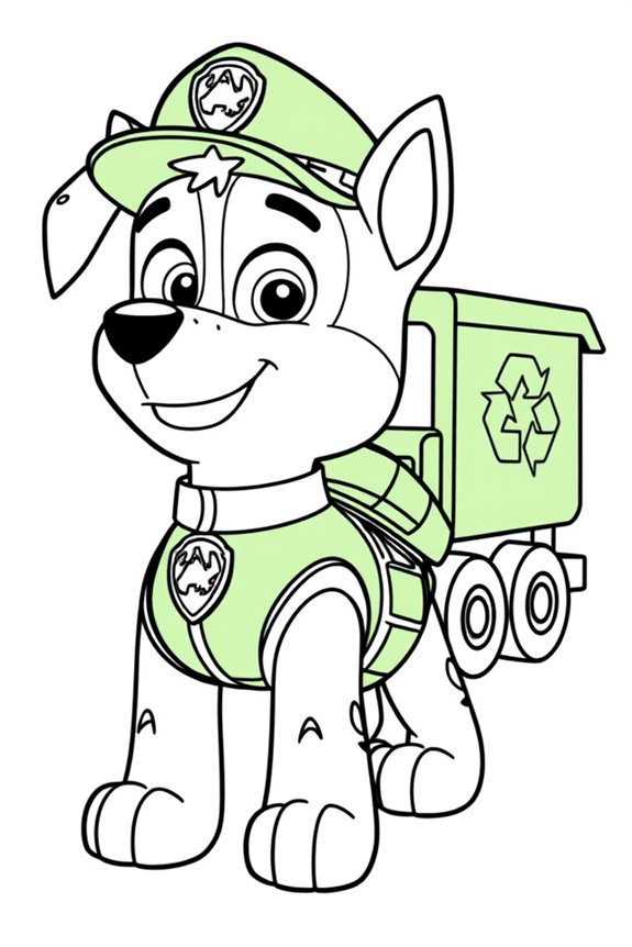 Rocky Coloring Sheet