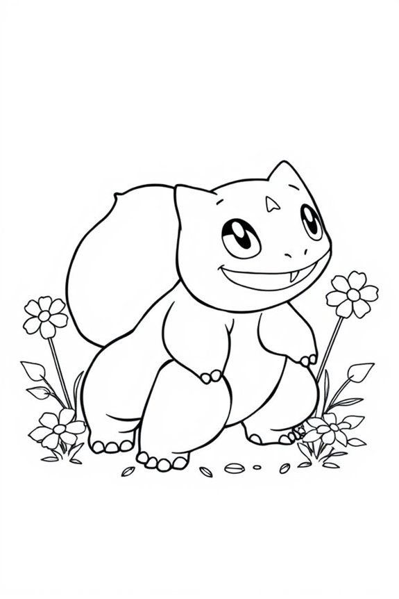 Bulbasaur Coloring Sheet