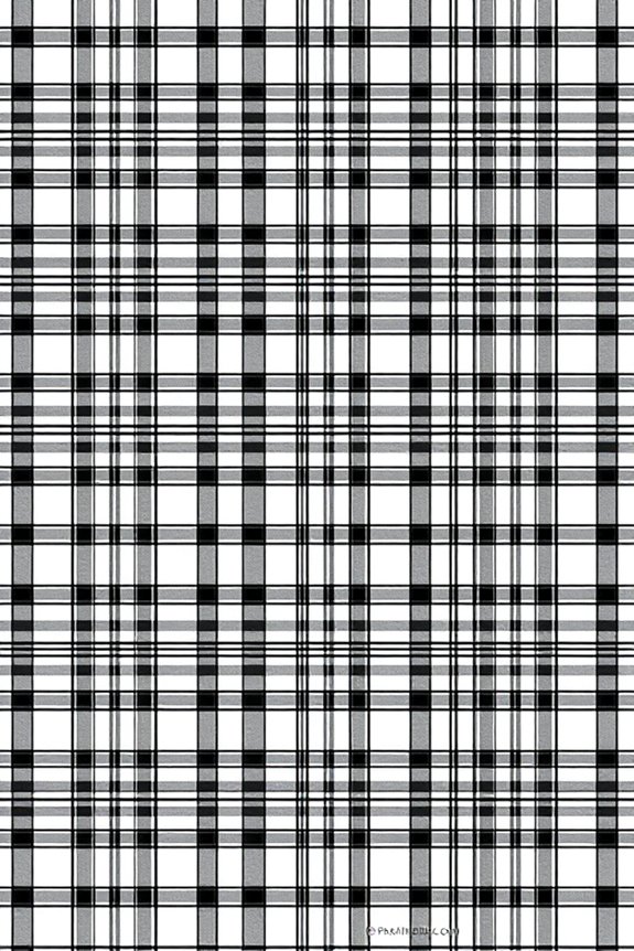 Preppy Plaid Coloring Sheet