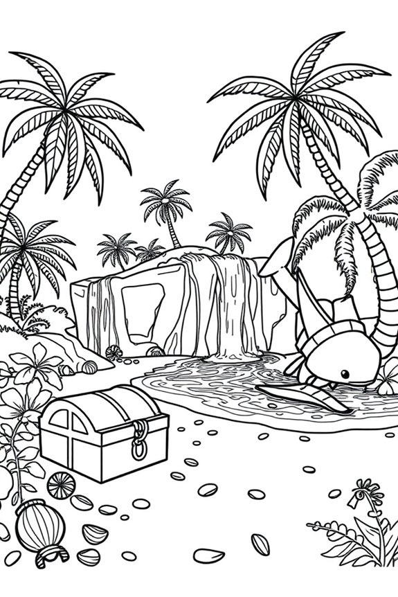 Roblox Adventure Island Coloring Sheet