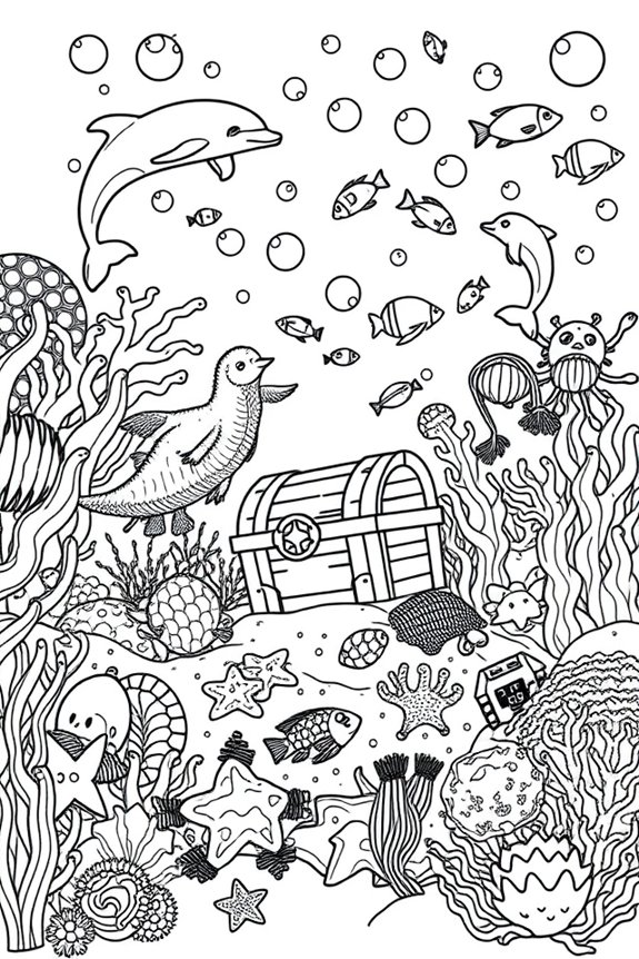 Roblox Underwater World Coloring Sheet