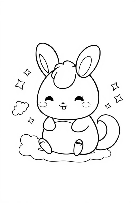 Cinnamoroll Coloring Sheet