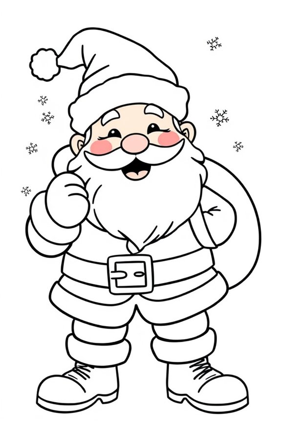 Santa Claus Coloring Sheet