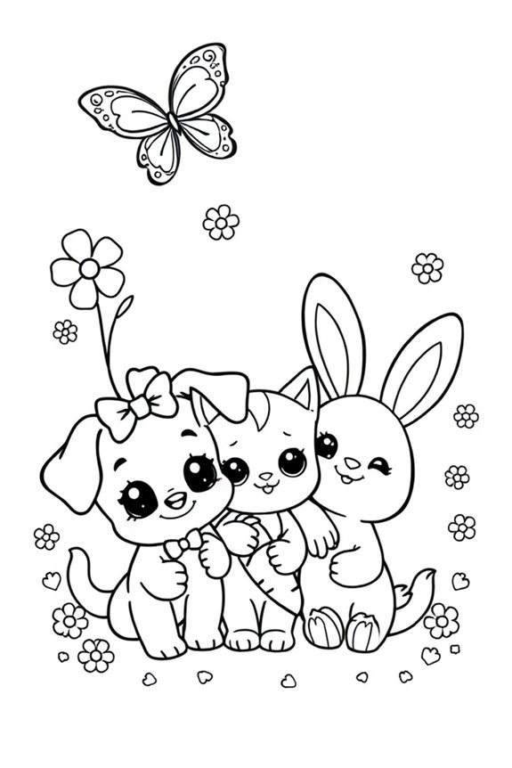 Shopkins Animal Friends Coloring Sheet