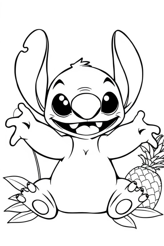 Simple Stitch Coloring Sheet