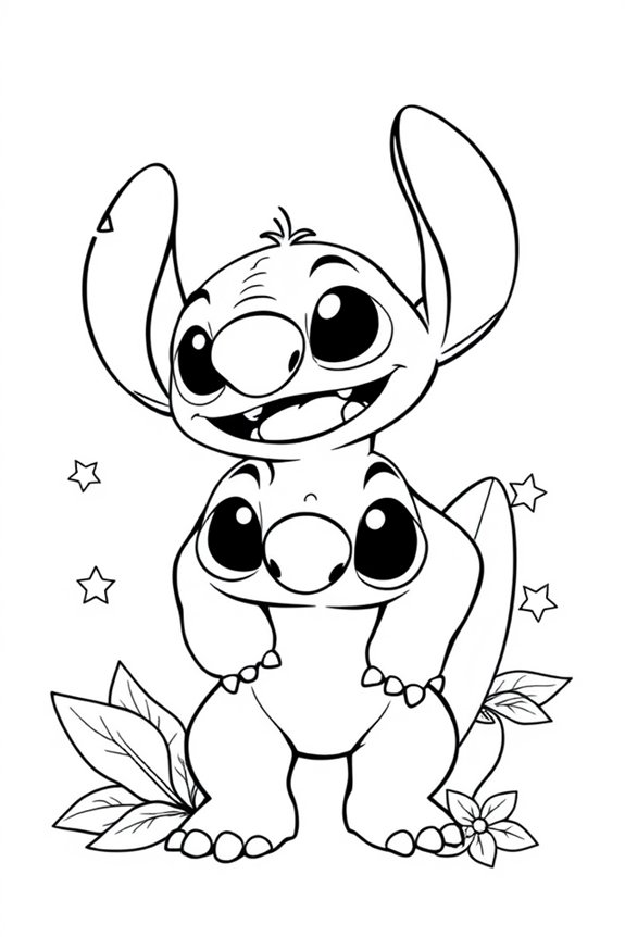 Easy Stitch Coloring Sheet