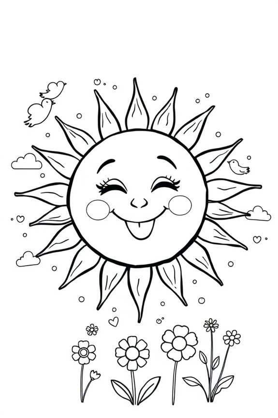 Sunshine Coloring Sheet