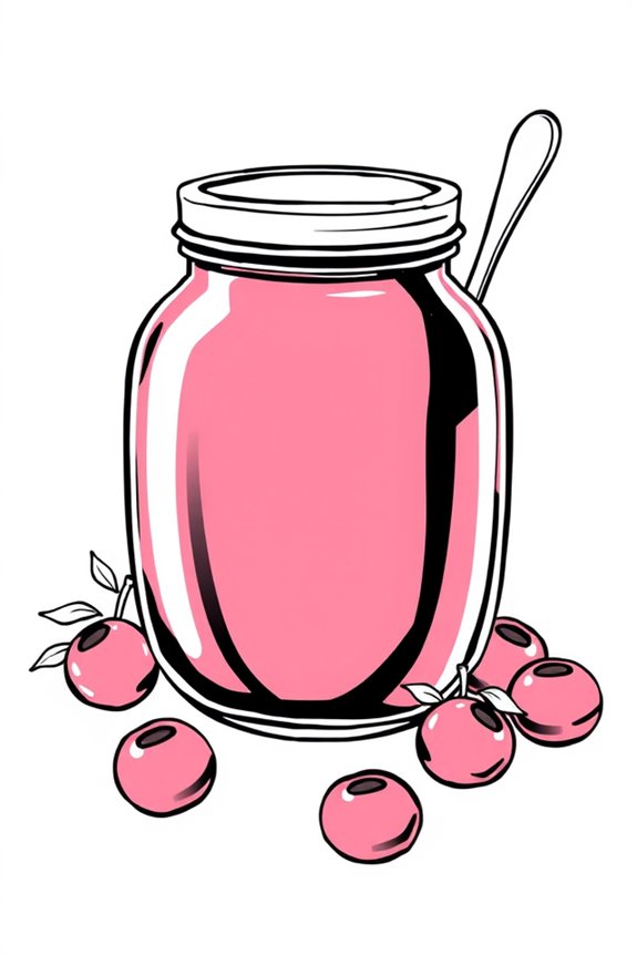 Cranberry Sauce Coloring Sheet