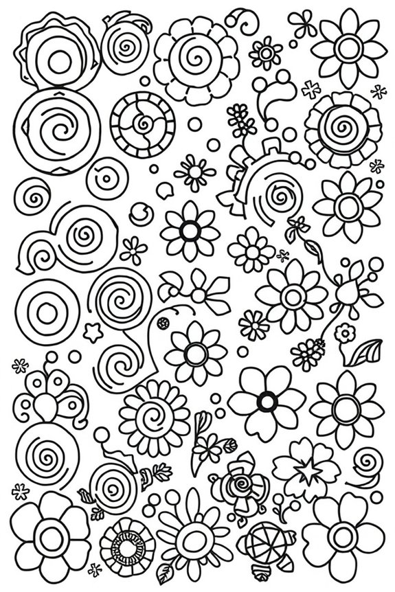 Playful Patterns Coloring Sheet