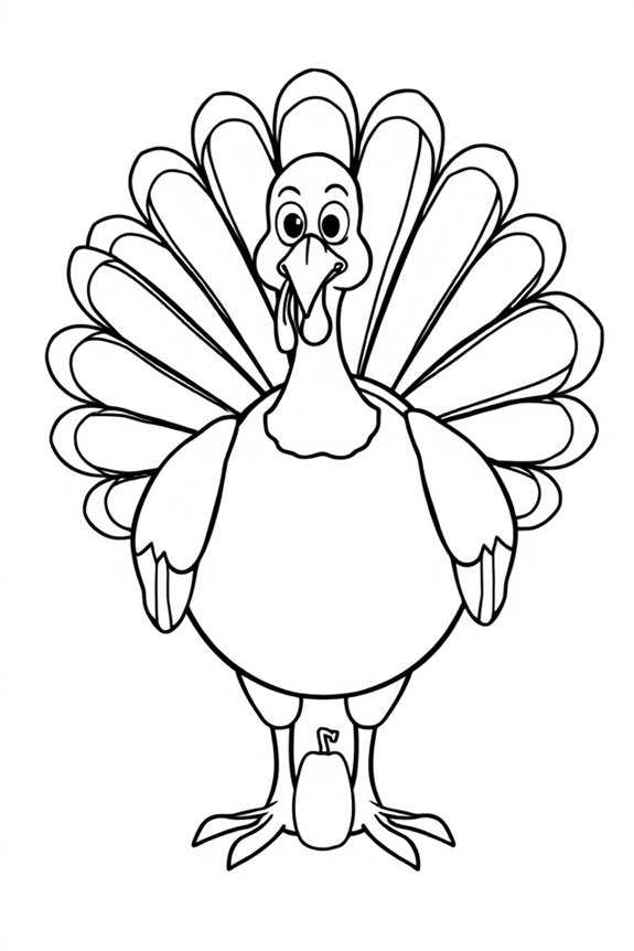 Turkey Coloring Sheet