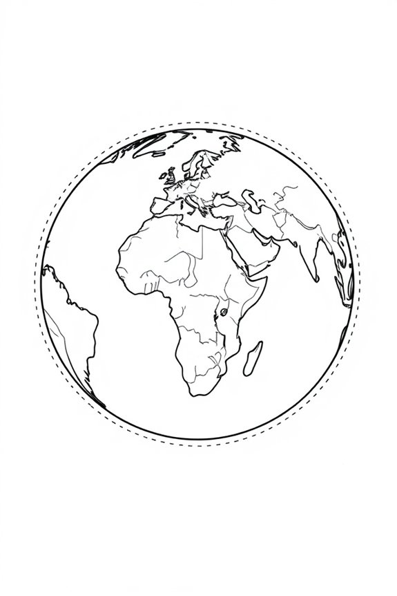 Earth Coloring Sheet