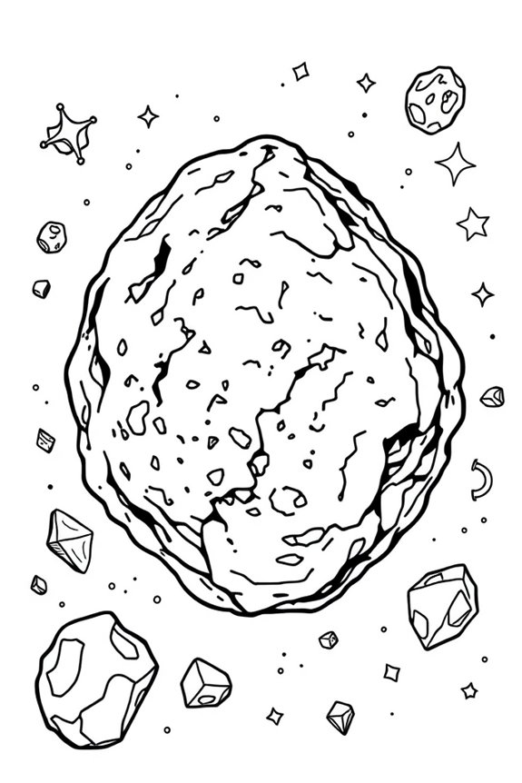Asteroid Coloring Sheet