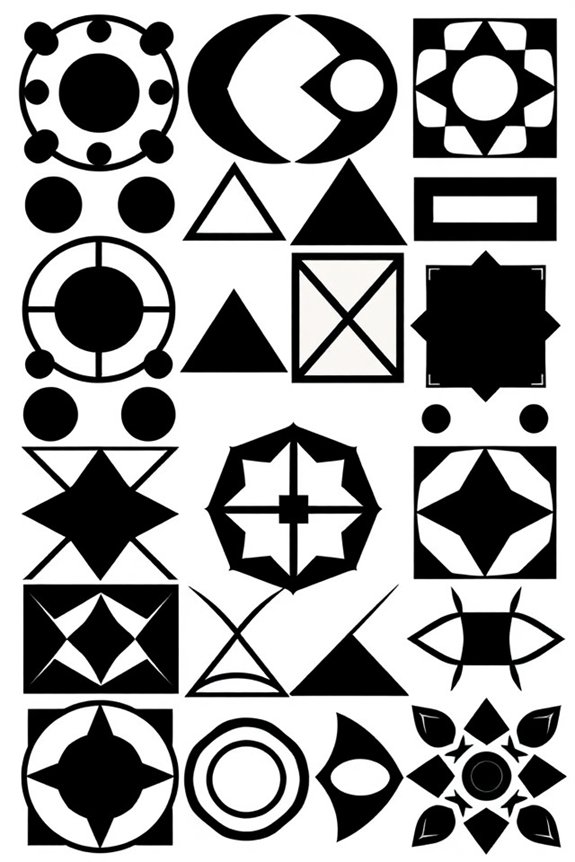 Bobbie Goods Simple Geometric Patterns Coloring Sheet
