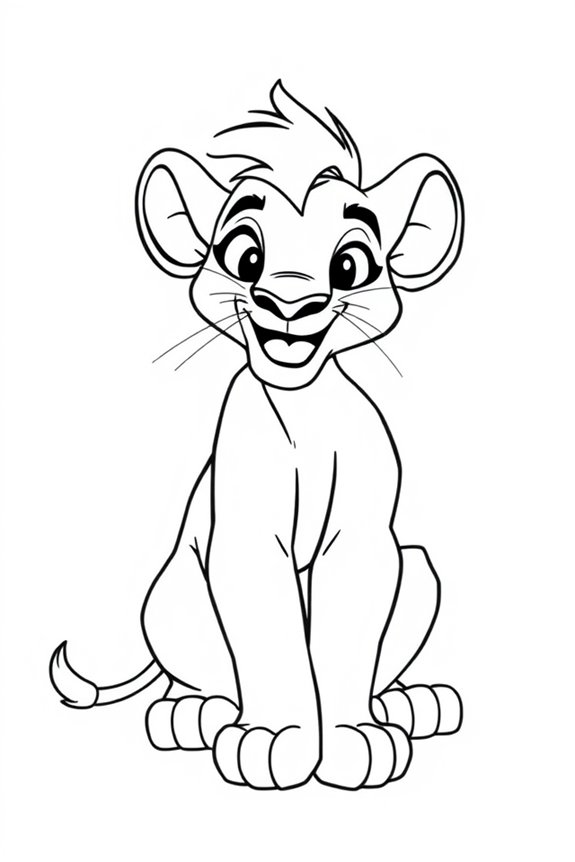 Nala Coloring Sheet