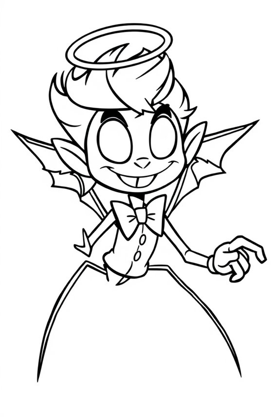 Easy Angel Dust Coloring Sheet