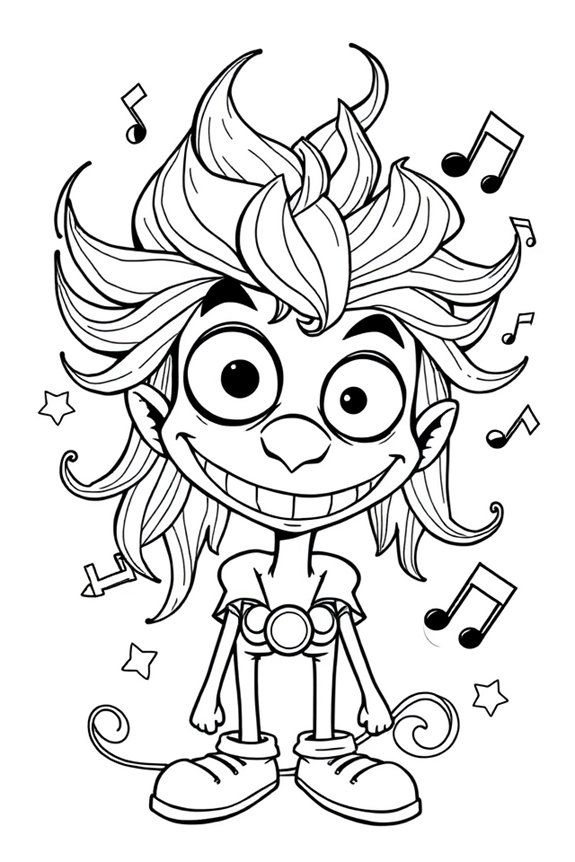 Basic Niffty Coloring Sheet