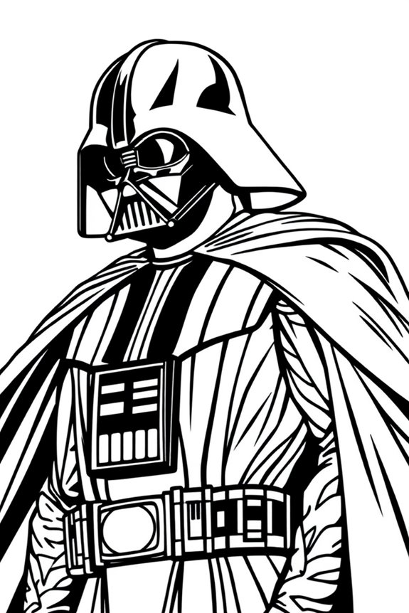 Darth Vader Coloring Sheet