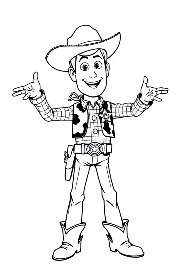 Woody Coloring Sheet