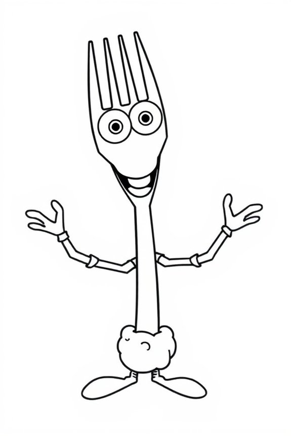 Forky Coloring Sheet